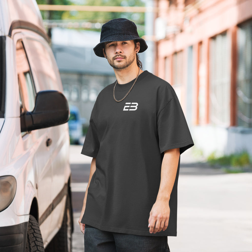 Camiseta Oversize Core Límite Negra – EL BORDE