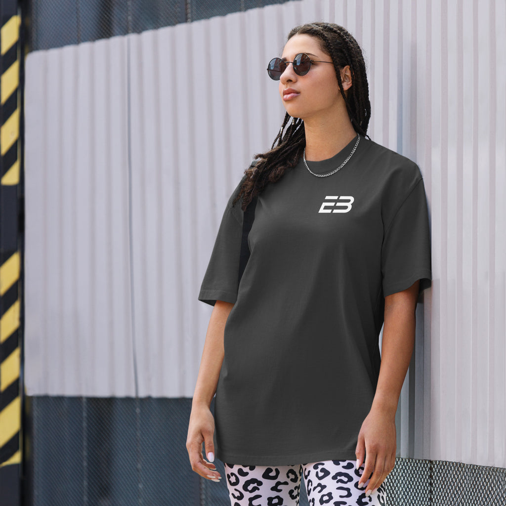 Camiseta Oversize Core Límite Negra – EL BORDE