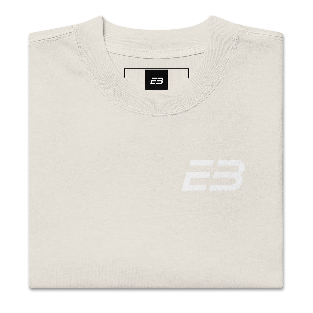 Camiseta Oversize Core Límite Crema – EL BORDE