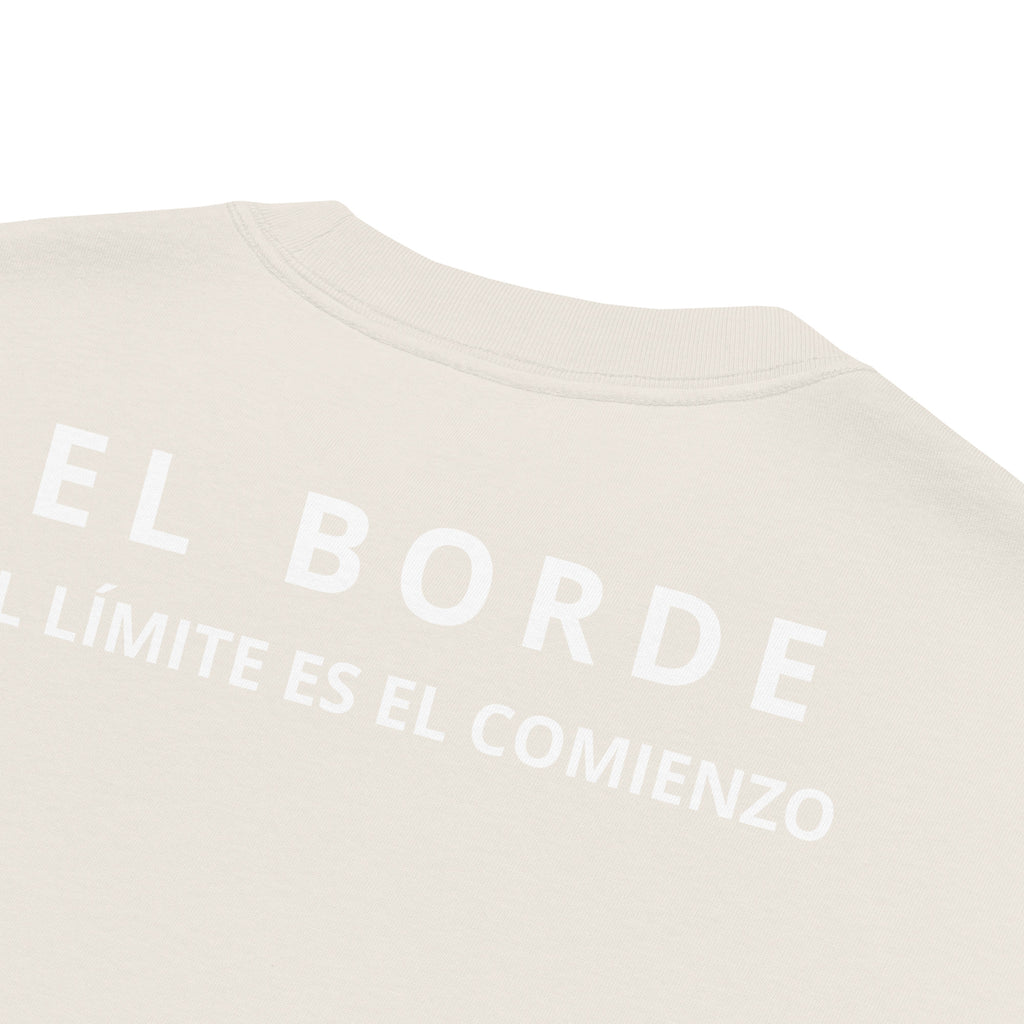 Camiseta Oversize Core Límite Crema – EL BORDE
