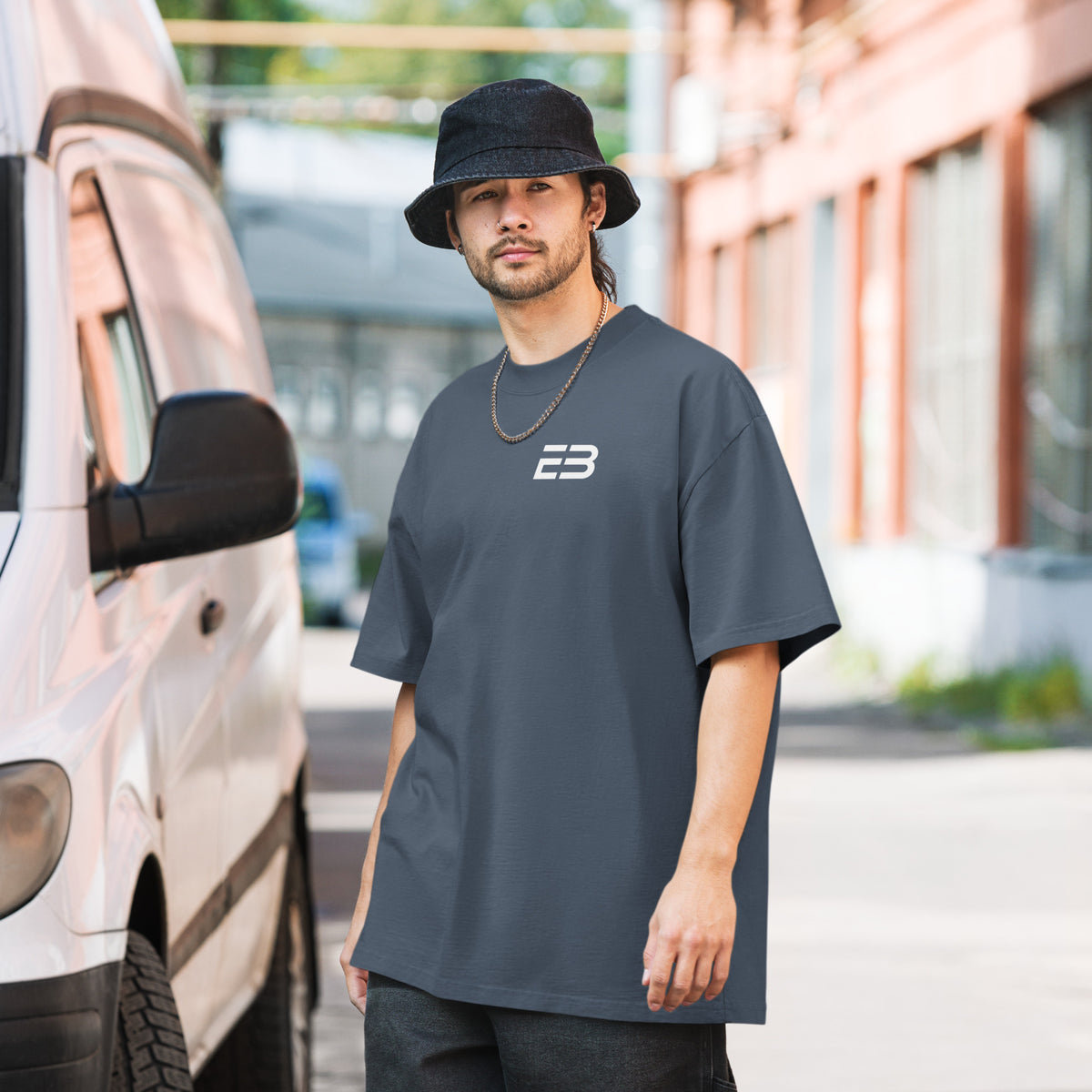 Camiseta Oversize Core Límite Azul – El Borde