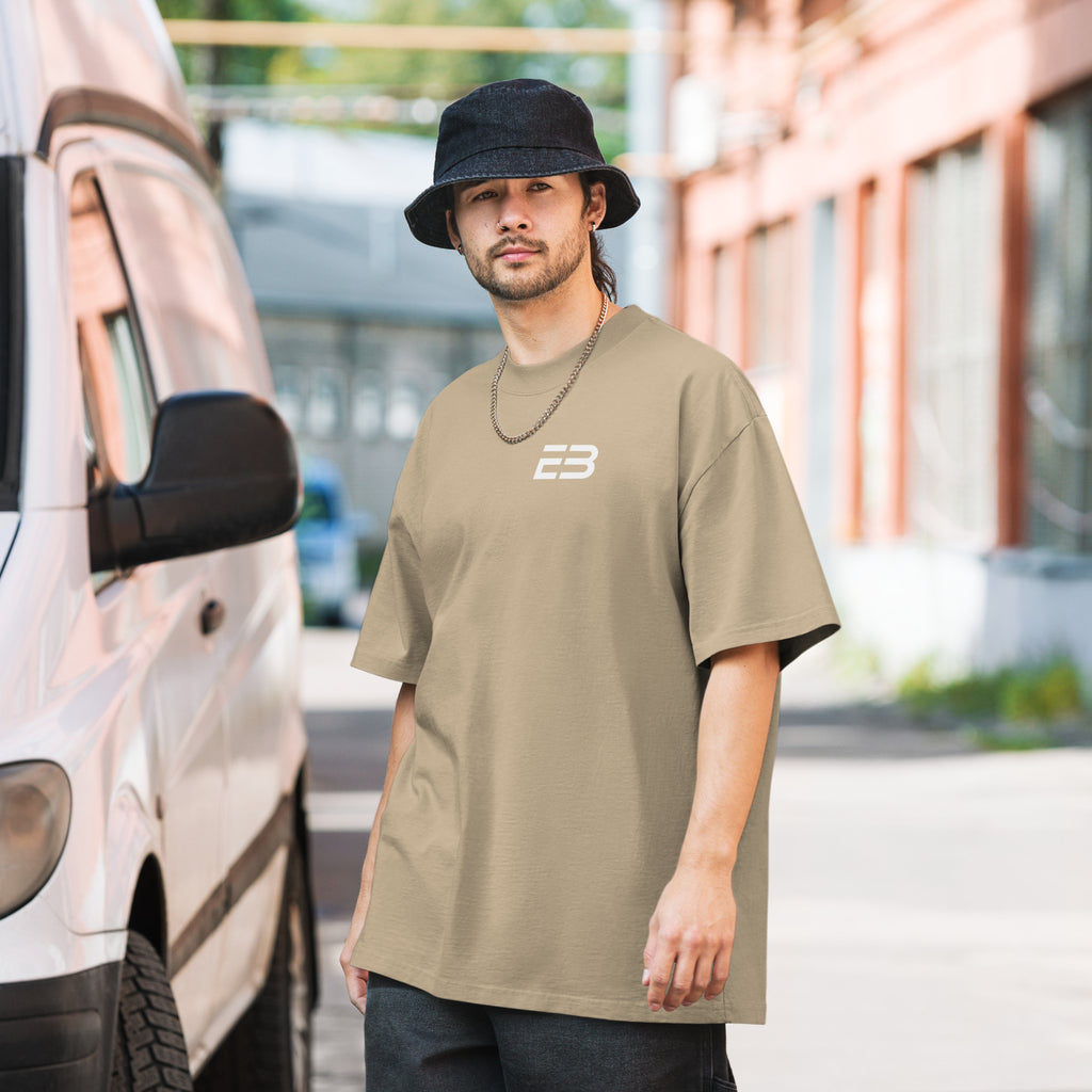 Camiseta Oversize Core Límite Arena – EL BORDE
