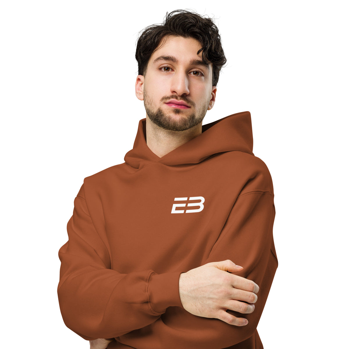 Sudadera Oversize Core Límite Nogal – El Borde