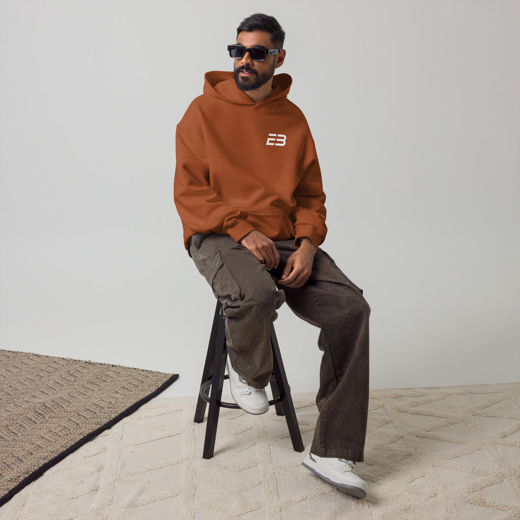 Sudadera Oversize Core Límite Nogal – El Borde